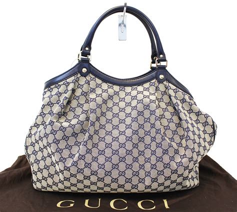 gucci navy tote|Gucci beach bags on sale.